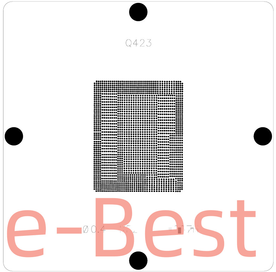 Q6S9 Q423 Q5YP SRVFK Core Ultra 9 285H Lake-HX BGA2114 Reball Laser Stencils Jig
