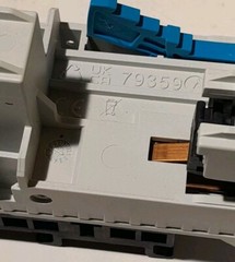 Wohner 32430 EQUES Busbar Adapter 25A 690v 6kv & EATONBK25/3-PKZO-E