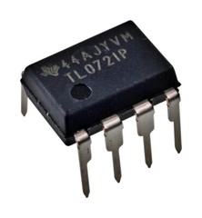 5PCS Texas Instruments TL072IP TL072 Low Noise JFET Dual Op-Amp DIP-8 New IC