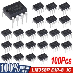 100x LM358P LM358 Dual Industry-Standard Dual Operational Amplifier IC DIP-8