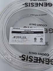 General Purpose 22/4 Solid Genesis White Cable 11035801 Copper Wire