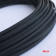PET Nylon Braided Sleeve Tube Cable Expandable Sheath Sleeve Width 10mm 28 Color