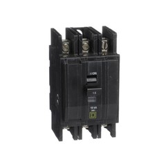NIB – Square D – QOU315 – Miniature Circuit Breaker, Qou, 15A, 3 Pole, 120/240V
