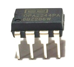 2PCS Burr Brown OPA2244PA OPA2244 2-channel MicroPower single-supply Op Amp