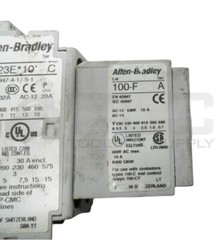 ALLEN BRADLEY 100-C23E*10 /C CONTACTOR 32A 600VAC W/ 100-F /A CONTACT BLOCK