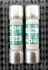 Cooper Bussmann FNQ-9 Time Delay 9A 500VAC Fuse – Lot of 2