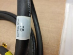 Carol 3/C 10AWG 600V UL Listed Water Resistant Extension Cord 30A 250V Hubbell