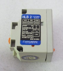 NOS HYUNDAI HLB2 INDUSTRIAL ELECTRIC SYSTEMS LATCHING BLOCK 25VA 30W 1200CYCLE/H
