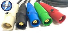CAM LOCK # 2/0 Entertainment / Generator / Power Cable / Panel Tails 5′ MMMMM
