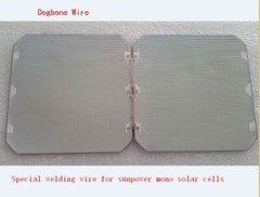 50X Dogbone Wire Welding Copper Busbar Connector For Sunpower Solar Cells C60