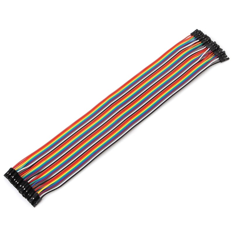 40PCS for Dupont Wire 30cm Cables Line Jumper 1p-1p pin Connector Female to Fema