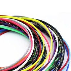 3mm-50mm PET Expandable Braided Sleeving Wire Cable Harness Sheathing All Colors