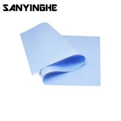 Light Blue Thermal Silicone Pad 200x400mm Thk 0.15-10mm