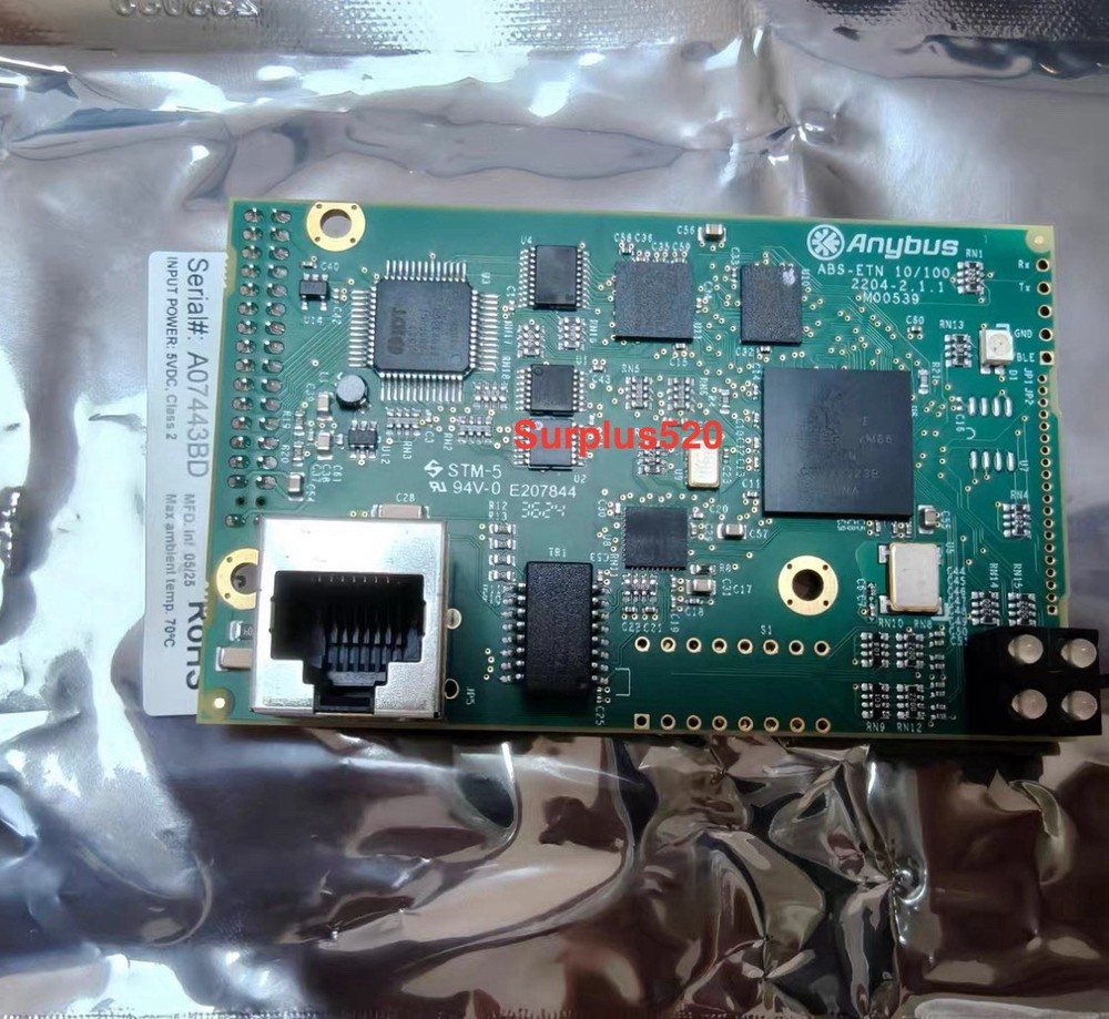 1Pc New Anybus HMS ABS-ETN 10/100 2204-2.1.1 HMS-020901-B AB4431-C