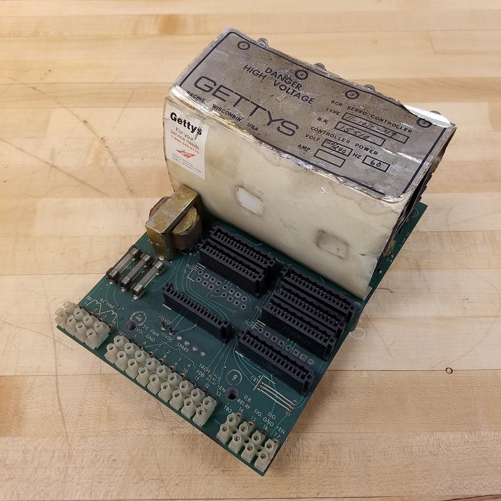 Gettys 11-1010-47 SCR Servo Controller, 120/240V, 60Hz – PARTS ONLY