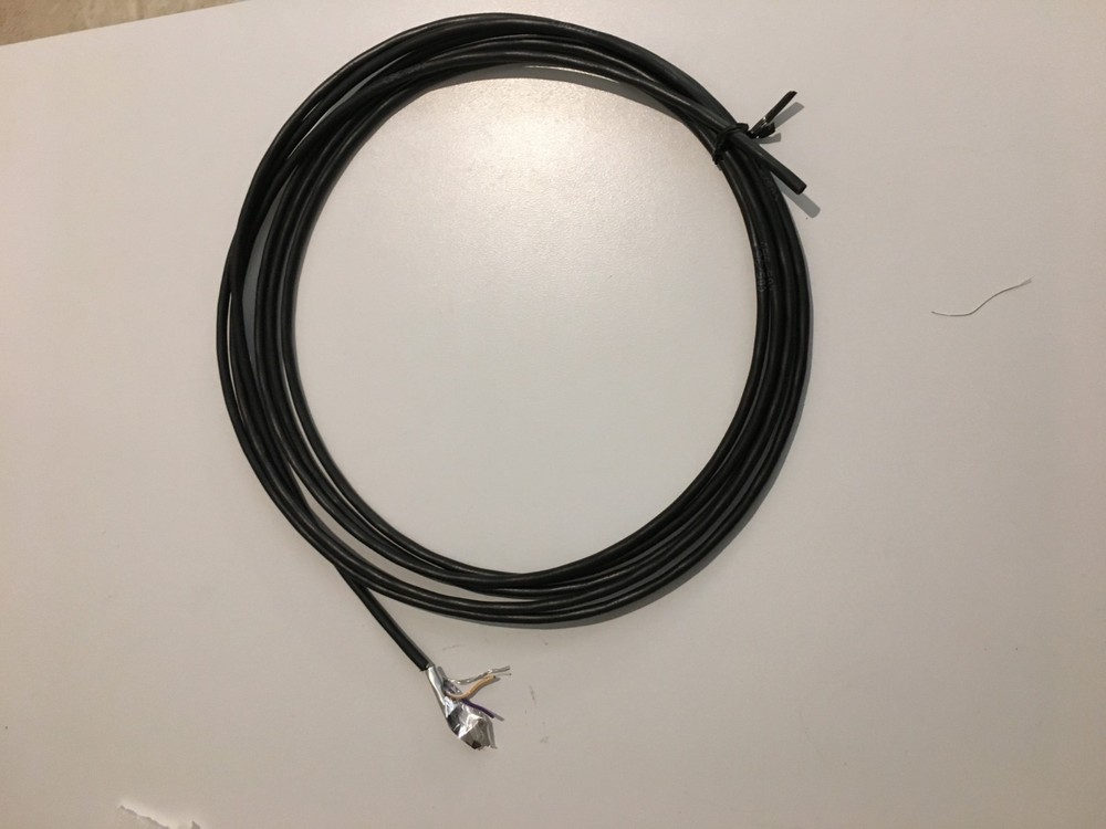 Two Twisted pairs with shield wire and foil (five wires total) 50 Feet