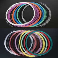 30AWG PTFE Silver Plated Copper Cable Wire Flexible Stranded Wire 300V For Audio