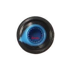 40 Pieces Yellow Red Blue White Potentiometer Rotary Control Knobs Caps 6mm Hole