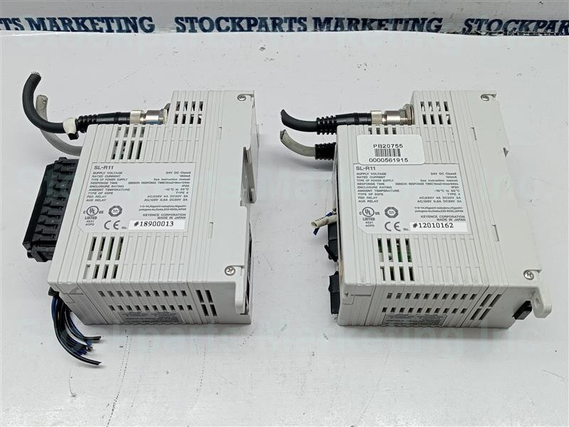 LOT 2pcs KEYENCE SL-R11 Safety Control Unit 24V DC Class2 150mA Fast Shipping!!