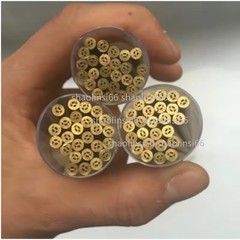 EDM Drilling Machine Brass Electrode Tube Multihole 4 Holes 1.0-3.0mm x 400mm