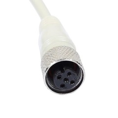 M12 2m Female Straight Head 5Pin Connector Aviation Socket Electrical Cable