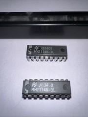 National Semiconductor MM2114N-3L integrated circuit 4K static RAM New Lot of 2