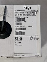 GTO15 Paige 981514 Black By The Foot High Voltage Wire Silicone Insulated Cable