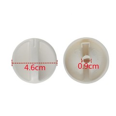 Microwave Oven D Hole Rotary Knob Timer Control Switch Clip Button Universal 2x
