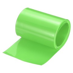 Battery Wrap Heat Shrink Tubing 51mm Dia 80mm Flat 8 Feet Fruit Green