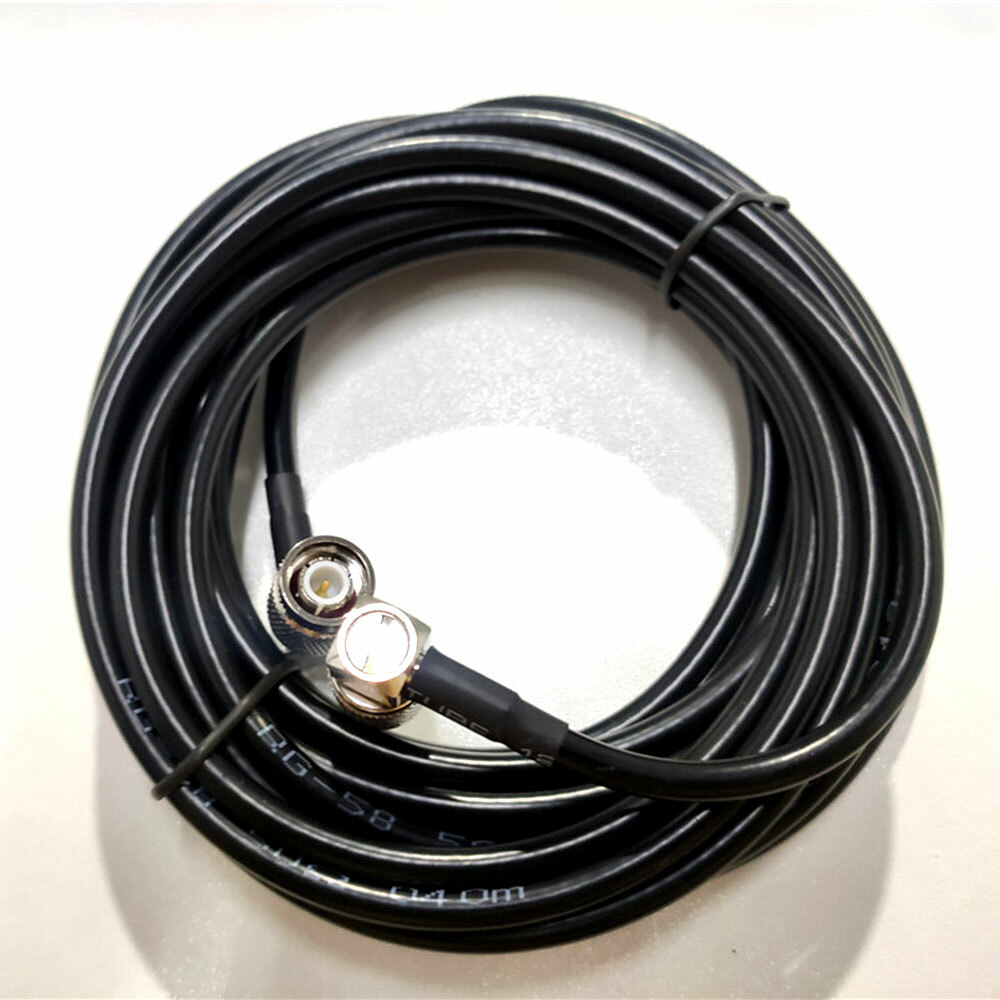 90° Leader Antenna Cable For Trimble GPS EZ-guide FMX 15FT TNC Male to Male #SH