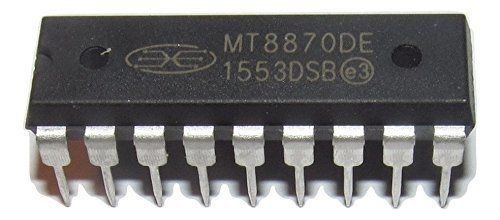10PCS Mitel MT8870DE MT8870 – Integrated DTMF Receiver – DIP-18 New IC