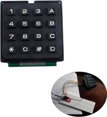 2PCS 4×4 Matrix Array 16 Keys Switch Keypad Keyboard Module for MCU 4*4