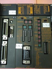 Mitsubishi Q2ASHCPU PLC Module w A1SX42 Input A1SY42 Output QC 24-R2 A1SD75P2-S3
