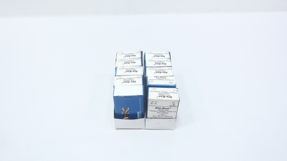 Box Of 100 Thomas & Betts G2-14 Ring Terminal