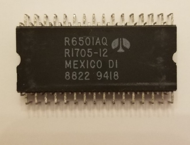 ROCKWELL R6501AQ N.O.S. DIP-64 ONE CHIP MICROPROCESSOR RH