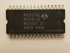 ROCKWELL R6501AQ N.O.S. DIP-64 ONE CHIP MICROPROCESSOR RH