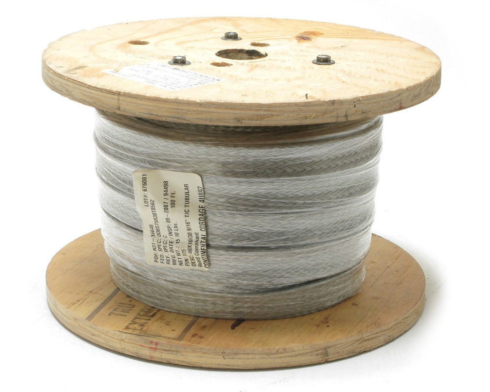 9/16″ Round Tin Plated Copper Braid Ground Strap, QQB575R30T0562, 100ft roll