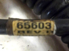 Trimble 65603 REV D Machine Cable 7 pin Quick Disconnect to 7-socket Amphenol•