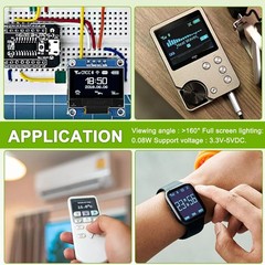 5 Pack 0.96 inch OLED IIC Display Module 128×64 Pixel Mini White