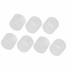 7pcs end caps bolt thread protection pipe cover PE 20mm interior Dmr. White-