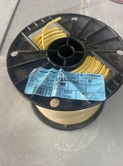 12 AWG Copper Solid Wire 500′ FT Roll THHN/THWN 600 Volt UL Listed -YELLOW