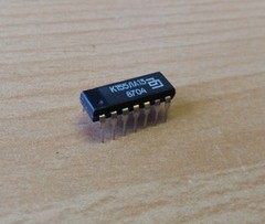 IC K155LA13 = SN7438N / 7438 DIP14 USSR NOS (Lot of 20 pcs)