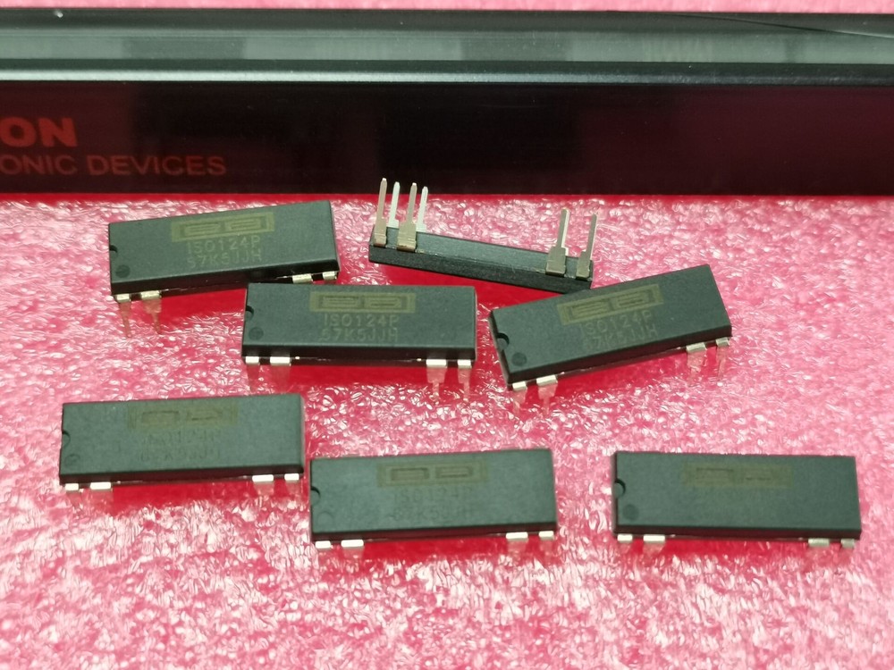 Original New ISO124P Isolation Amplifier 50KHz DIP16 x 1pc