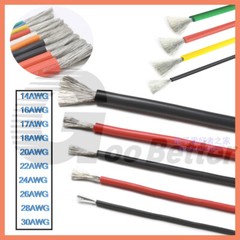 Flexible Soft Silicone Wire Cable Tinned Copper 14/16/17/18/20/22/24/26/28/30AWG