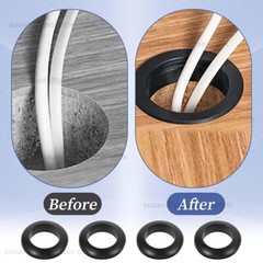 Wiring Grommets – Rubber Open Grommet – Cable Hole Plug Bung Wire Cable Protect