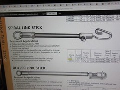 Safety Line Chance C4000812 Spiral Link Stick, Used