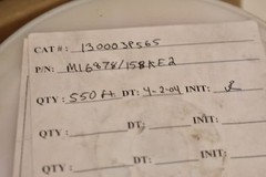 Tin Plated Copper XL PE-XL LL Wire M16878/15BKE2 – 2 FT.. PER SALE