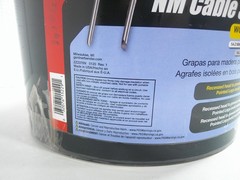Gardner Bender MS975B Metal Staple 3 Cond 9/16″ 15mm 5000/Bucket