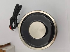80mm x 38mm Size DC 24V 1000N Sucking Disc Solenoid Lift Holding Electromagnet