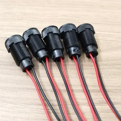 5pcs LED Plastic Indicator Indicator Light AC DC 12V 24V Mounting Hole Size